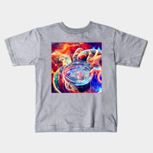 Nebula in a Mason Jar Kids T-Shirt